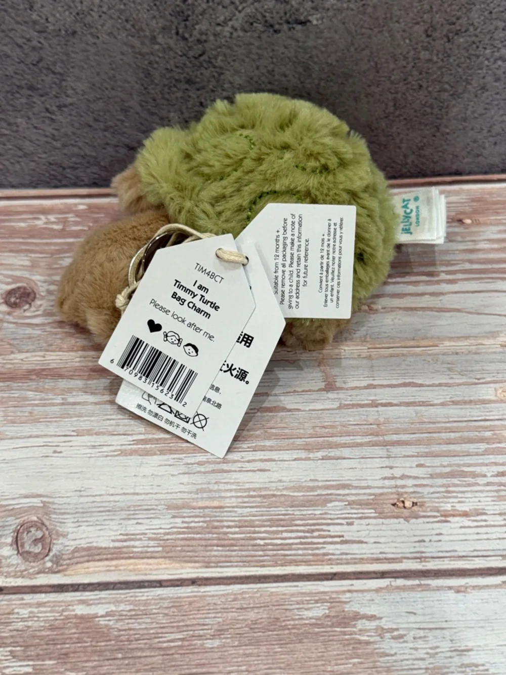Jellycat Timmy Turtle Bag Charm NWT - Picture 7 of 7
